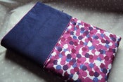 Image of Couverture pour enfants "Confettis Roses et Mauves" pièce unique