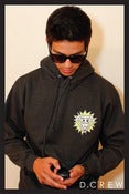Image of D.C Hoodie - Charcoal Hypergreen (Final Restock)