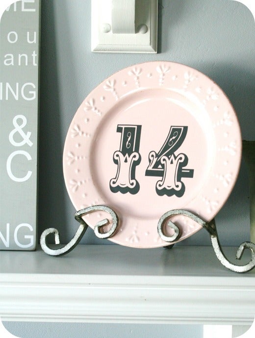 Image of Number 14 Decal