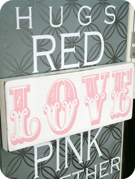 Image of LOVE decal (ornate)