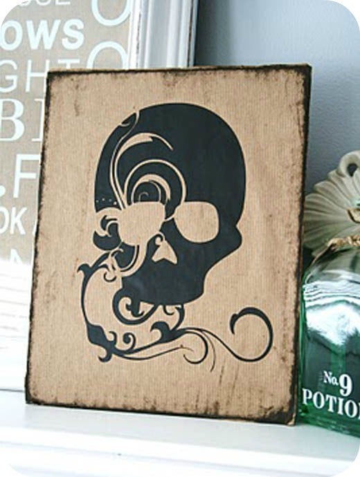 Image of Whimsical Skull