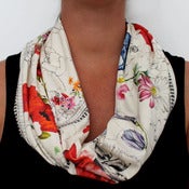 Image of Organic Cotton Knit Scarf - Sketchbook