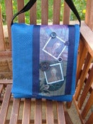 Image of B84 Royal Blue Wool Messenger BagSOLD