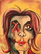 Image of THRILLER ORIGINAL PAINTING 18x24"