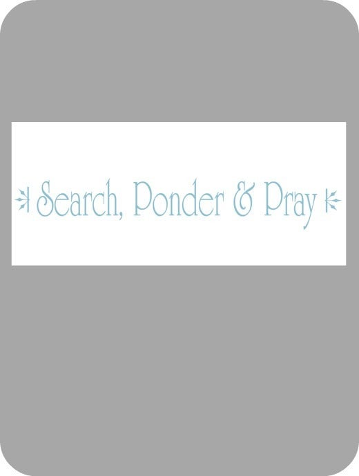Image of Search, Ponder & Pray