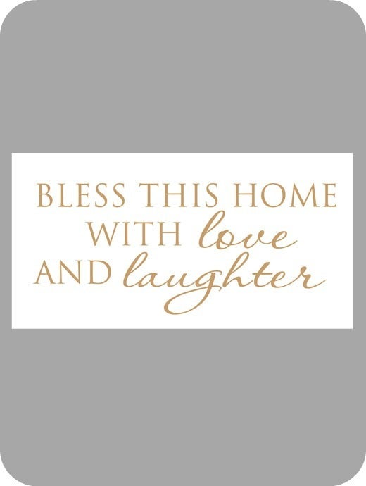 Image of Bless this home with love...