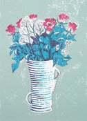 Image of Flower Print Grey