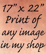 Image of 17" x 22" Print Of Any Image In My Store
