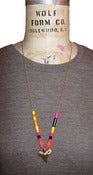 Image of pony beads shark tooth