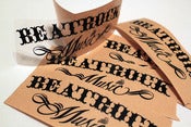 Image of Beatrock Music Logo Stickers - Clear (5-pack)