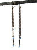Image of Falling Stars Earrings-Bright Blue