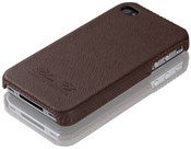 Image of Rhein Fils iPhone 4 Cover Saffiano Chocolate