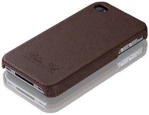 Image of Rhein Fils iPhone 4 Cover Saffiano Chocolate
