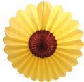 Image of 27" Sunflower Tissue Paper Fan
