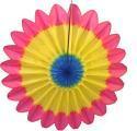 Image of 18" Multi Color Tissue Paper Fan