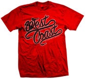 Image of West Coast Laced (Blk/Wht on Red)