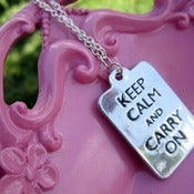 Image of Keep Calm and Carry On Necklace