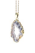 Image of Geode Slice Necklace