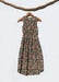 Image of Dot Floral Hi-Lo Hem Dress - Black