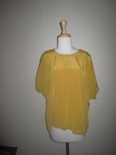 Image of Mustard Scoop Blouse