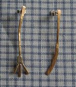Image of Brass Knife & Fork Earrings