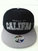Image of Hecho En Califas Hat - Blk w/ silver