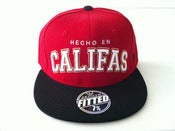 Image of Hecho En Califas Hat - Red w/ wht (7 5/8 ONLY)