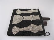 Image of By Order: Square Black & Silver Clutch