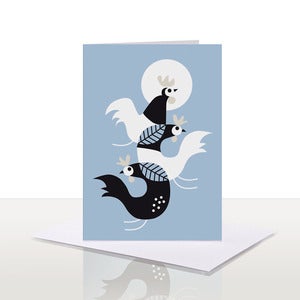 Image of Pecking Order Note Card | 75% OFF