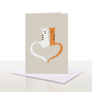 Image of Love Cats Note Card 