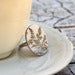 Image of Bague en Argent Sterling avec de la porcelaine IV
