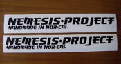 Image of Nemesis Project frame sticker kit - die cut
