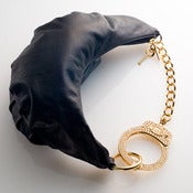 Image of Barfly: Black "Johnny" w/ Gold Handcuff 