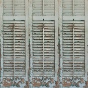 Image of The Beach House Shutters Backdrop- Blue
