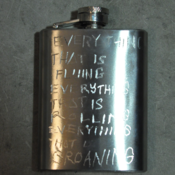 Image of Bespoke Engraved Hipflasks
