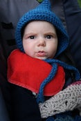 Image of gnomey baby hat