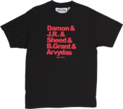 Image of JAIL BLAZERS DYNASTY TEE | BLACK / RED