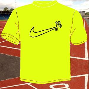 Image of NIKE PARODY SWOOSH BONER T-SHIRT