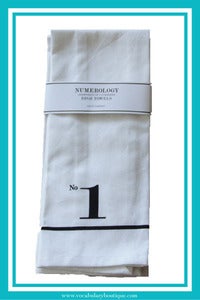 Image of Numerology Dish Towels
