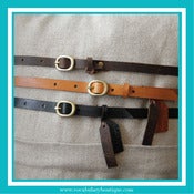 Image of Dalamere Skinny Leather Belt
