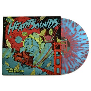 Image of Heartsounds "Until We Surrender" LP (Turquoise w/ Pink Splatter)