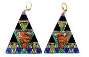 Image of DEER EARRINGS(Kaleidoscope collection)