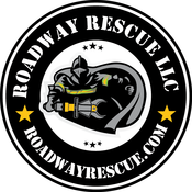 Image of Roadway Rescue Sticker Circle Sticker