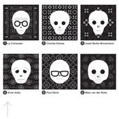 Image of individual prints in silver