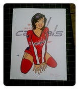 Image of Washington "Caps Girl 2011" Print