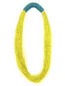 Image of "Paradise" Yellow Waxed Cotton Neckpiece