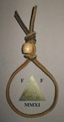 Image of LEATHER BRACELET with wood bead