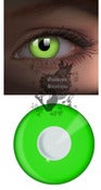 Image of CLOUD STRIFE FF7 FFVII MAKO SOLDIER GREEN COSPLAY CONTACT LENS