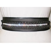 Image of Swarovski Crystal Ribbon Ruffle Belt