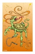 Image of 'MUTANT NINJAS: Michelangelo' print